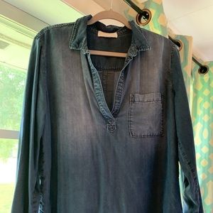 Side stitch tender pullover